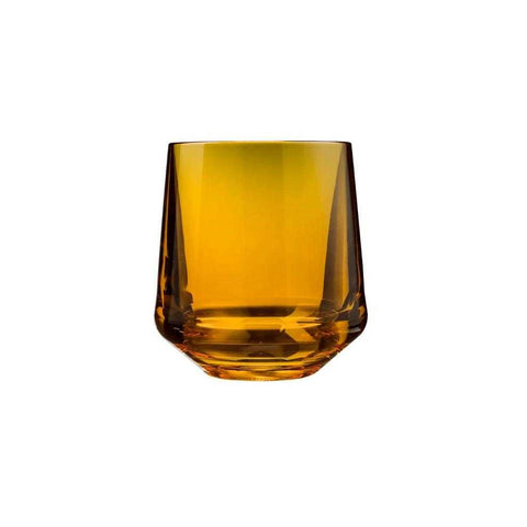 Stemless Wine Glass 12oz Set of 4 Amber by Drinique