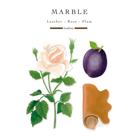 Stones Marble Max 24 Candle by Baobab Collection