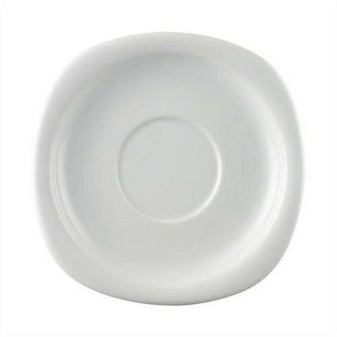 Suomi White Cream Soup Saucer (Import) by Rosenthal