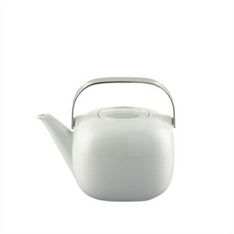 Suomi White Tea Pot Metal Handle by Rosenthal