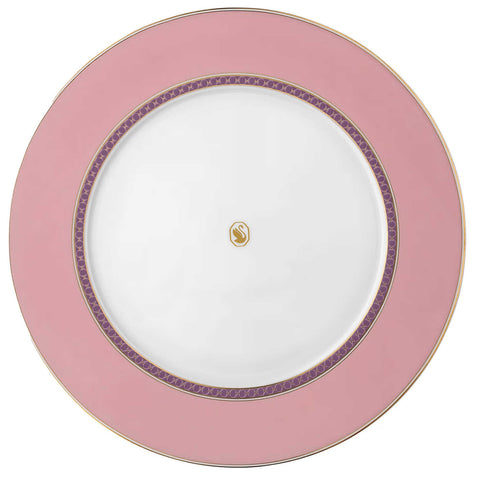Swarovski Signum - Rose Pink Dinner Plate 11 1/2 in by Rosenthal