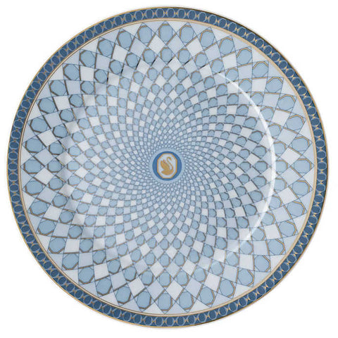 Swarovski Signum  Bread & Butter Plate Azure Blue by Rosenthal