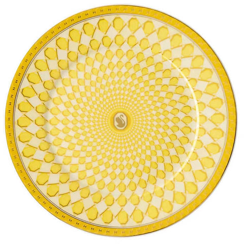 Swarovski Signum  Bread & Butter Plate Jonquil Yellow by Rosenthal