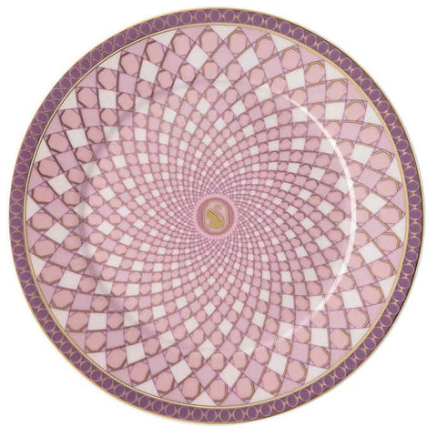 Swarovski Signum  Bread & Butter Plate Rose Pink by Rosenthal