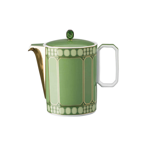Swarovski Signum  Coffee Pot  Fern Green by Rosenthal