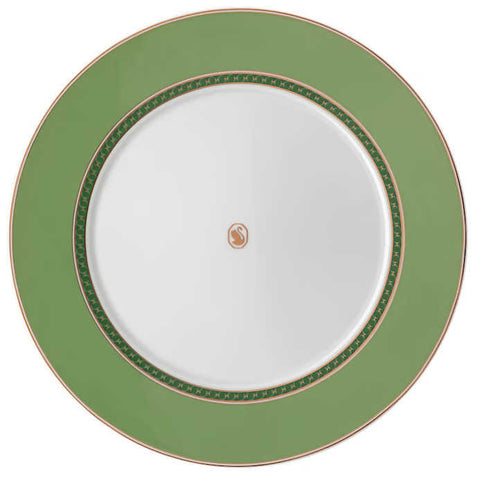 Swarovski Signum  Dinner Plate Fern Green by Rosenthal