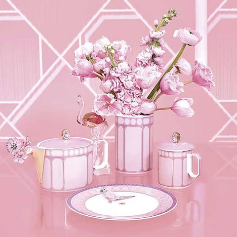 Swarovski Signum Pink   by Rosenthal