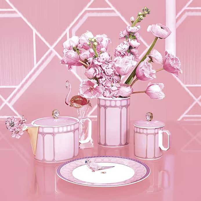 Swarovski Signum Pink   by Rosenthal