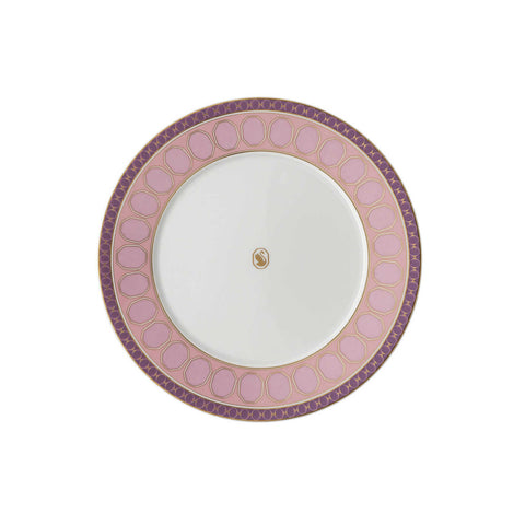 Swarovski Signum Salad/Dessert Plate Rose Pink by Rosenthal