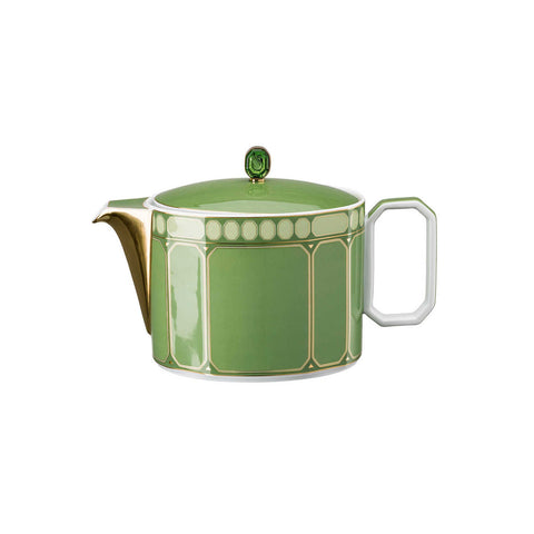 Swarovski Signum  Tea Pot Large Fern Green by Rosenthal