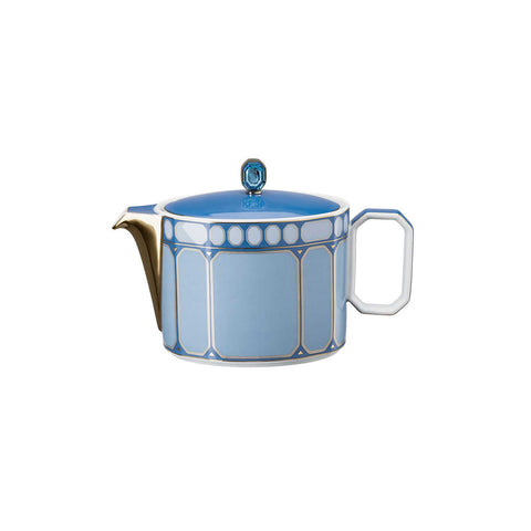 Swarovski Signum  Tea Pot Small Azure Blue by Rosenthal