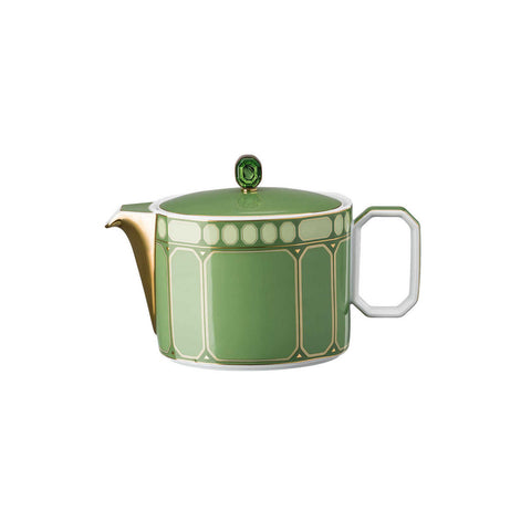 Swarovski Signum  Tea Pot Small Fern Green by Rosenthal