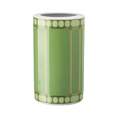 Swarovski Signum  Vase Lg Fern Green by Rosenthal