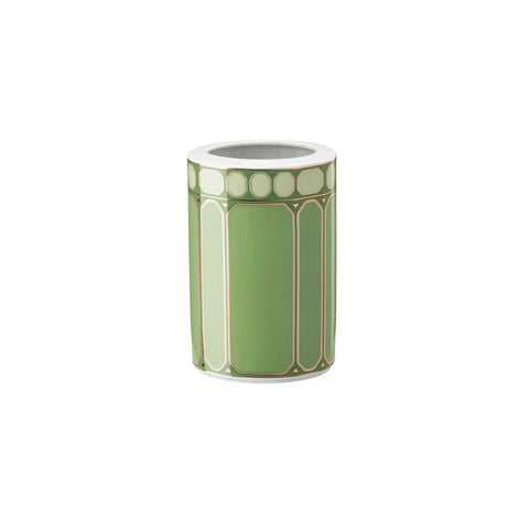 Swarovski Signum  Vase Sm Fern Green by Rosenthal