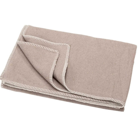 Sylt Mud Cotton Throw by Fussenegger
