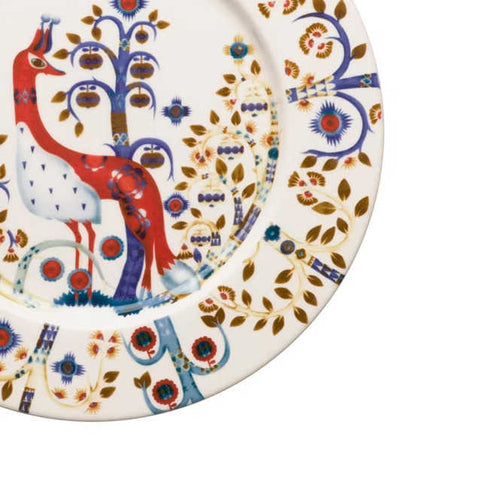 Taika White Salad Plate by Iittala