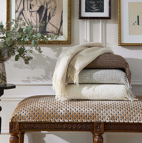Terranova Grey Throw by Sferra