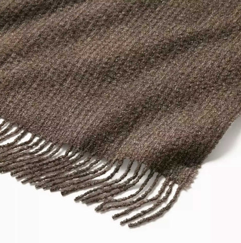 Terranova Khaki Throw by Sferra
