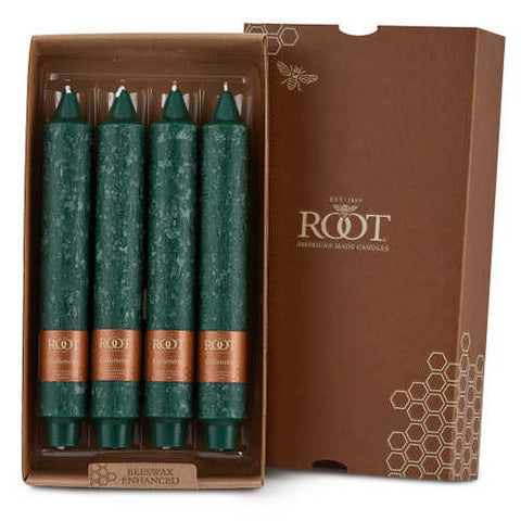 Timberline Collenette Dark Green 9 Inch Box Of 4 by Root