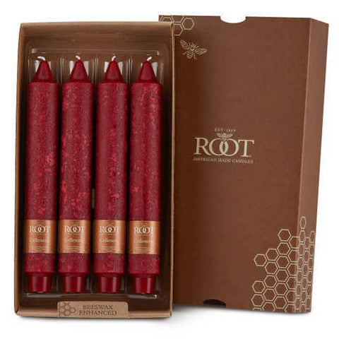 Timberline Collenette Garnet 9 Inch Box Of 4 by Root