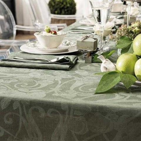 Tivoli - Green Napkin by Le Jacquard Francais