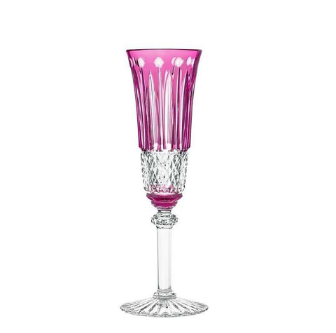 Tommy Amethyst Champagne Flute by Saint Louis