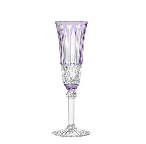 Tommy Purple Champagne Flute by Saint Louis