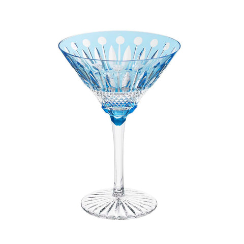 Tommy Sky-Blue Cocktail Glass by Saint Louis
