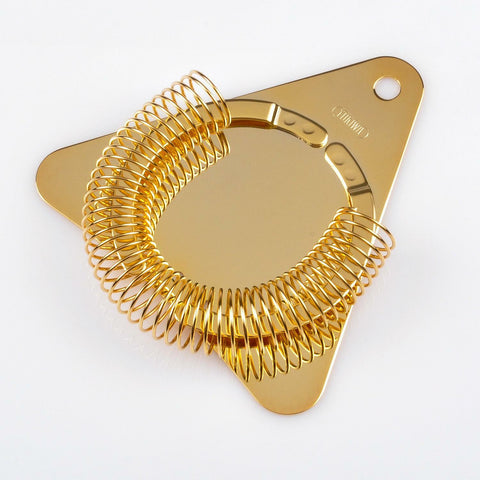 Triangle Strainer Gold by Japanese Bar Tools