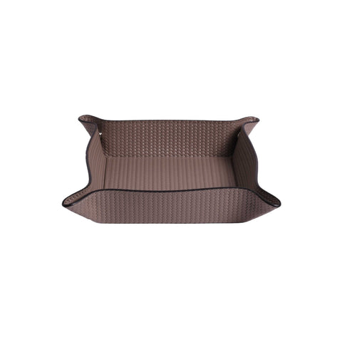 Trinket Tray Small Square Firenze Taupe by Pinetti