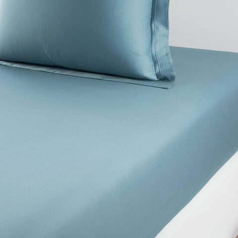 Triomphe Fjord Fitted Sheet Queen by Yves Delorme