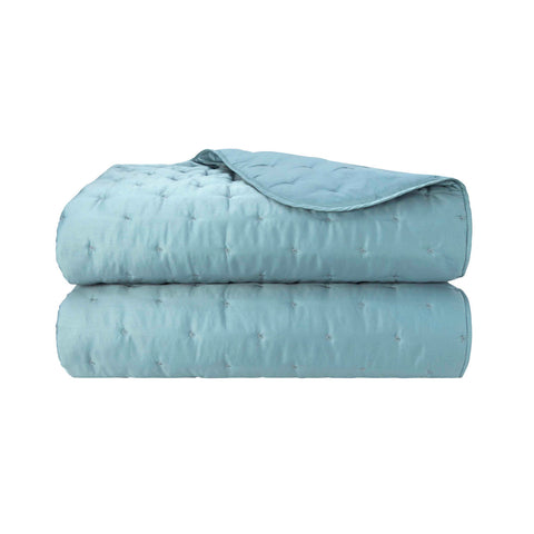 Triomphe Fjord Quilted Coverlet Queen by Yves Delorme