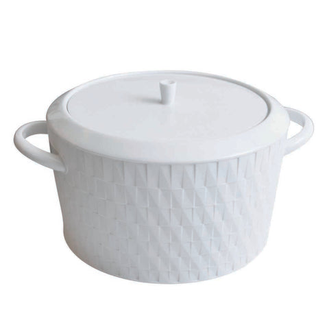 Twist White Soup Tureen by Bernardaud