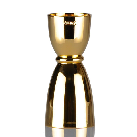 U-Type Jigger Small Gold by Japanese Bar Tools