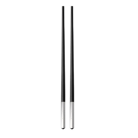 Uni Noir Pair Of Chinese Chopsticks by Christofle