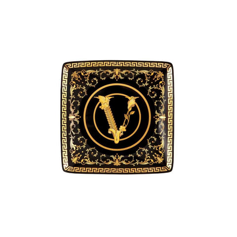 Virtus Gala Black   Canape Dish  by Versace