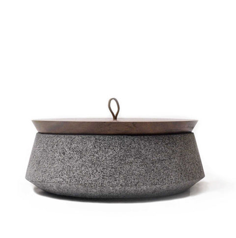 Volcanic Stone Muna Tortillero (Centrepiece) by Ayres