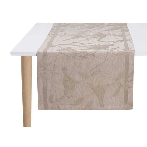 Voliere Beige Runner by Le Jacquard Francais
