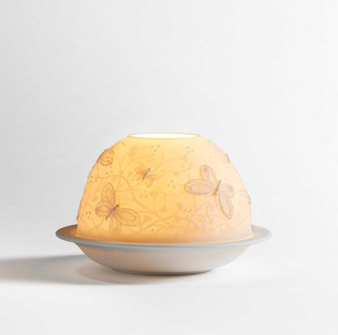 Votivelight Butterflies In Flight by Bernardaud