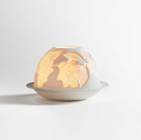 Votivelight Gardenia Flowers by Bernardaud