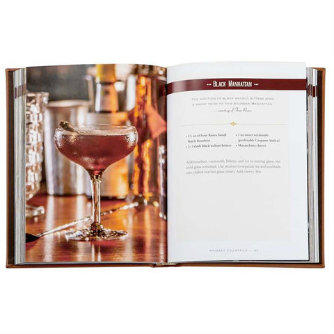 Whiskey Cocktails Brown Leather by Graphic Image
