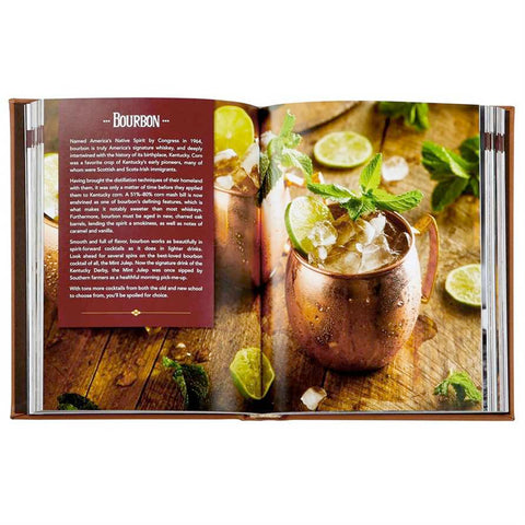 Whiskey Cocktails Brown Leather by Graphic Image