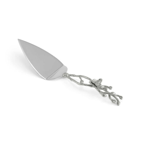 White Orchid Cake Server by Michael Aram