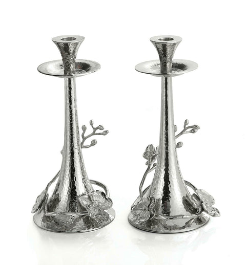White Orchid Tapers Pair by Michael Aram