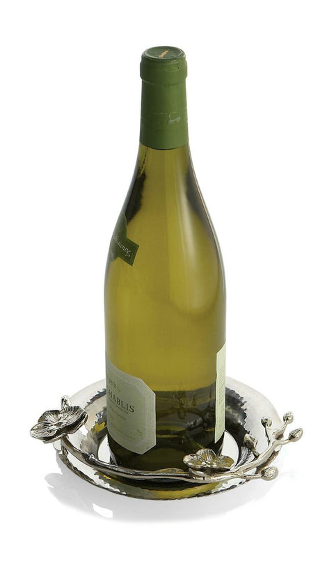 White Orchid Wine Coaster by Michael Aram