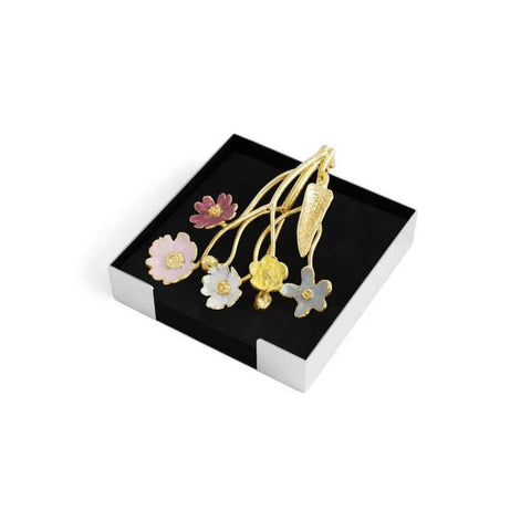 Wildflowers Cocktail Napkin Holder by Michael Aram