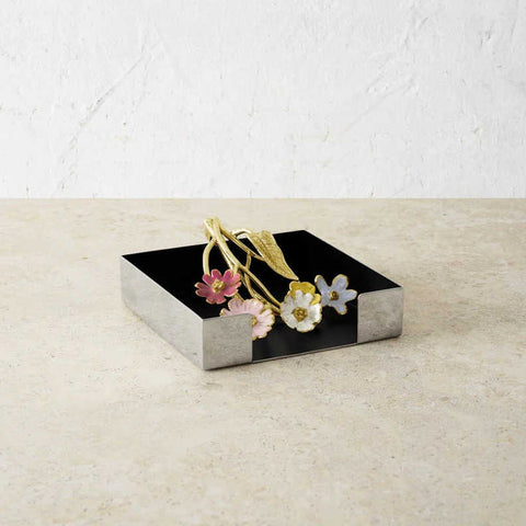 Wildflowers Cocktail Napkin Holder by Michael Aram