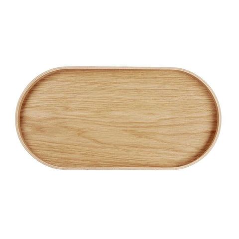 Wood Wooden Tray, Oval by ASA